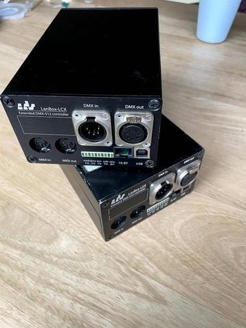 2x Lanbox LCX - standalone DMX controller beschikbaar voor biedingen