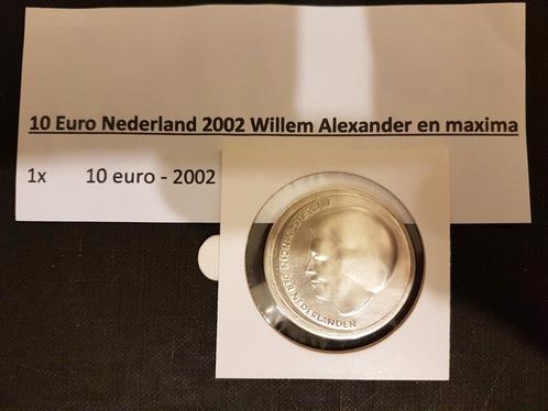 10 euro Willem Alexander en Maxima 2002, Postzegels en Munten, Munten | Europa | Euromunten, Ophalen