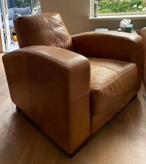 3-seat couch, chair and storage footstool, Huis en Inrichting, Banken | Sofa's en Chaises Longues, Gebruikt, Driepersoons, 150 tot 200 cm