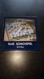 Glazen Schaakspel, Hobby en Vrije tijd, Gezelschapsspellen | Bordspellen, Een of twee spelers, Ophalen of Verzenden, Zo goed als nieuw