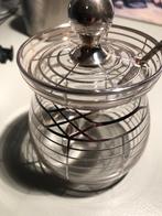 Vintage zilveren overlay pot, Ophalen of Verzenden, Zilver