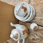 Kinderserviesje porselein met beertjes Douwe Egberts, Verzamelen, Porselein, Kristal en Bestek, Ophalen of Verzenden, Nieuw, Porselein