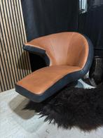 Leolux Parabolica Fauteuil - Zo Goed Als Nieuw, Ophalen, 125 tot 150 cm, Leer, Zo goed als nieuw