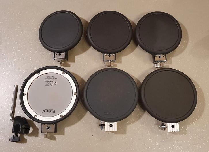 Roland pads, PD8, PD9, PDX8, hihat CY5 + FD8, bassdrum KD9, Muziek en Instrumenten, Drumcomputers, Gebruikt, Roland, Ophalen of Verzenden