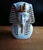 vintage farao tutankamon porselein beeld hoofd buste groot, Verzamelen, Beelden en Beeldjes, Ophalen of Verzenden