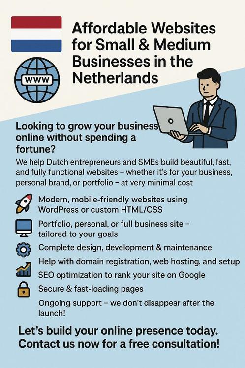 Web hosting, Web Development, WordPress Sites, SEO, Diensten en Vakmensen, Webdesigners en Hosting, Domeinregistratie, Webdesign