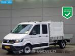 Volkswagen Crafter 177pk Open laadbak Dubbel Cabine Kraan Ca, Auto's, Bestelauto's, Gebruikt, Euro 6, 4 cilinders, Volkswagen