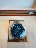 Omega Seamaster Diver 300 75th Summer blue + rubber strap, Sieraden, Tassen en Uiterlijk, Horloges | Heren, Nieuw, Omega, Staal