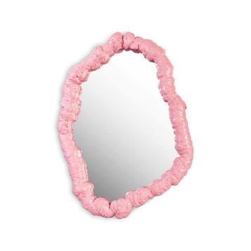 &Klevering Purfect spiegel 43 x 31 cm nieuw roze mirror purr beschikbaar voor biedingen