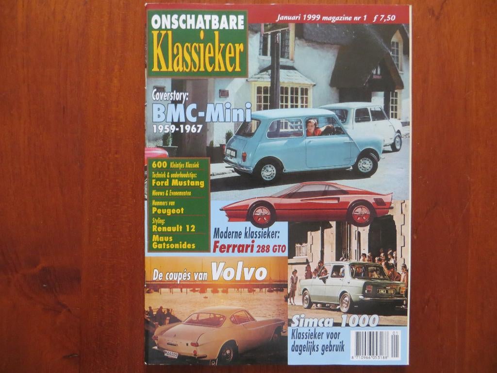 Onschatbare Klassieker 1 1999 BMC-Mini (1959-’67), 2800 CS, Ophalen of Verzenden, Nieuw, Renault