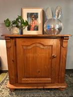 Vintage jaren 70 massief oud-grenen kast, Huis en Inrichting, Ophalen of Verzenden, Zo goed als nieuw, 25 tot 50 cm, 50 tot 100 cm