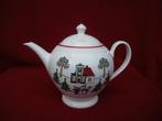 Wedgwood WINDSOR CHRISTMAS Puntgave kerst theepot, Huis en Inrichting, Keuken | Servies, Overige typen, Ophalen of Verzenden, Zo goed als nieuw