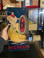 Vintage Michelin Emaille Reclamebord, Ophalen of Verzenden
