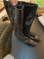 Elegante Gabor Laarzen met Croco-print, Ophalen of Verzenden, Zo goed als nieuw, Bruin, Hoge laarzen