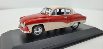 Maxichamps Wartburg 311 Coupe 1958 Rood-Wit beschikbaar voor biedingen