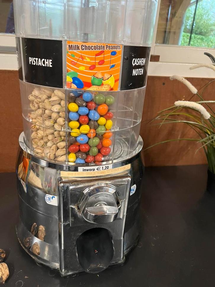 Snoep - notenautomaat met munt inworp, Verzamelen, Automaten | Overige, Gebruikt, Ophalen of Verzenden