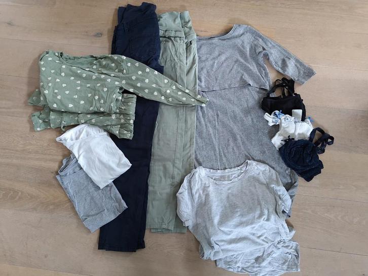 Zwangerschapskleding pakket maat S (36/38), Kleding | Dames, Positiekleding, Zo goed als nieuw, Overige typen, Maat 36 (S), Overige kleuren