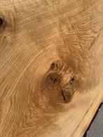Exclusieve eiken boomstambladen 410x95x8 cm, 75 cm of meer, Eikenhout, 200 cm of meer, Ophalen of Verzenden