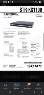Sony AV Receiver STR-KS1100, Ophalen of Verzenden, Gebruikt, Sony