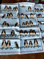 Keukendoeken "Uilen" - Katoen, Ophalen of Verzenden, Nieuw, Wit, Theedoek of Handdoek