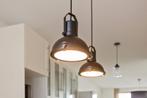 Industriële Hanglamp Eettafel - Mat Zwart, Ophalen, Nieuw, Metaal, Minder dan 50 cm