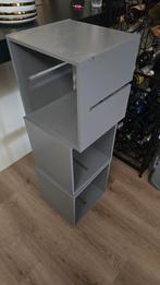IKEA Kallax Inzetkasten Grijs, Huis en Inrichting, Ophalen, Overige materialen, Minder dan 50 cm, Gebruikt