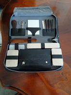 Vintage Toilettas Zwart, Gebruikt, Verzenden, Zwart, Met slot