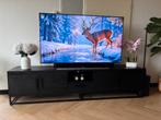 Zwart TV-meubel – als nieuw – strak & modern, Huis en Inrichting, Kasten | Televisiemeubels, Ophalen, Overige materialen, Zo goed als nieuw