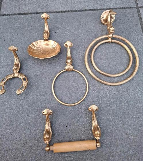 Schitterend en compleet badkamer en toilet set Vintage, Antiek en Kunst, Antiek | Woonaccessoires, Ophalen of Verzenden