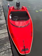 Spitfire speedboot met 6pk 4 takt Tahatsu motor, Watersport en Boten, Ophalen, Gebruikt, Minder dan 70 pk, 3 tot 6 meter