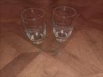 Chocomel set van 2 glazen, Verzamelen, Glas en Borrelglaasjes, Ophalen of Verzenden, Zo goed als nieuw, Overige typen