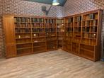 Hoek boekenkast - bibliotheek kast - notaris, Ophalen