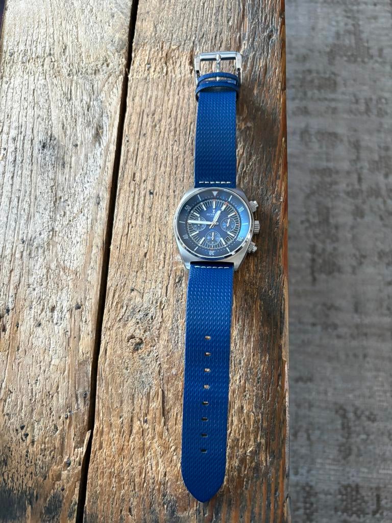 Jacob Zech Chronograaf Polshorloge, Overige merken, Staal, Polshorloge, Ophalen of Verzenden