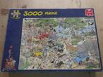 Jan van haasteren safari 3000, Hobby en Vrije tijd, Denksport en Puzzels, Verzenden, Meer dan 1500 stukjes, Zo goed als nieuw