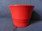 Rood geglazuurde bloempot ADCO Groningen h. 13,8 cm., Antiek en Kunst, Antiek | Keramiek en Aardewerk, Ophalen of Verzenden