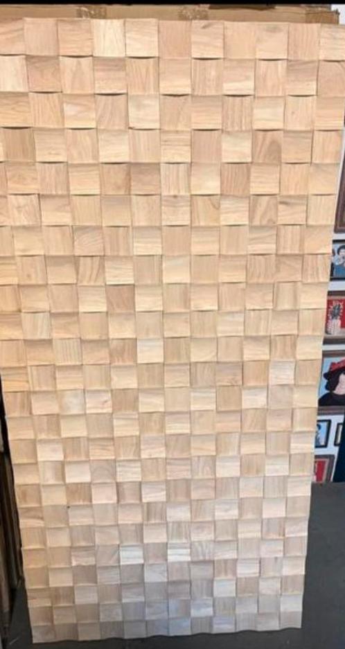 Handgemaakte japandi wandpaneel 60x120cm, Huis en Inrichting, Woonaccessoires | Wanddecoraties, Nieuw, Ophalen