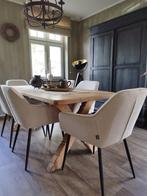 Eiken tafel, Huis en Inrichting, Tafels | Eettafels, Ophalen, Eikenhout, 50 tot 100 cm, 150 tot 200 cm