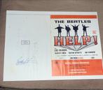 Gesigneerde Beatles 'Help!' Filmposter(print?) zie foto’s, Ophalen of Verzenden, Gesigneerd