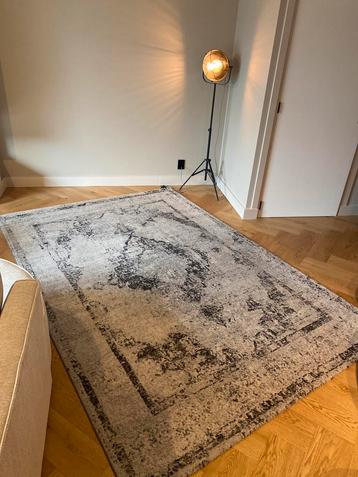GERESERVEERD - Grijs Perzisch stijl vloerkleed - 200x290cm beschikbaar voor biedingen