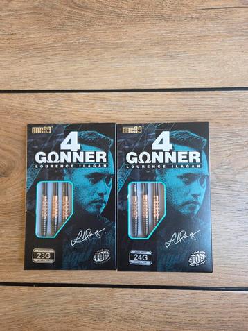 ONE80 Gunner 4 Lourence Ilagan Black Rose Gold 90% Darts beschikbaar voor biedingen