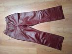 Bordeauxrode leren broek Collection chalice maat S, Kleding | Dames, Overige kleuren, Ophalen of Verzenden, Zo goed als nieuw