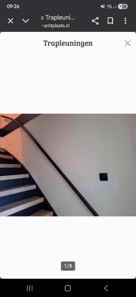 Trapleuning, Doe-het-zelf en Verbouw, Ladders en Trappen, Gebruikt, Trap, 2 tot 4 meter, Ophalen