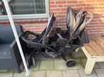 Dubbele kinderwagen, Kinderen en Baby's, Tweelingen en Meerlingen, Ophalen, Zo goed als nieuw, Kinderwagen of Buggy