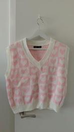 Gilet met hartjes, Kleding | Dames, Ophalen of Verzenden, Nieuw, Maat 36 (S), Zwart