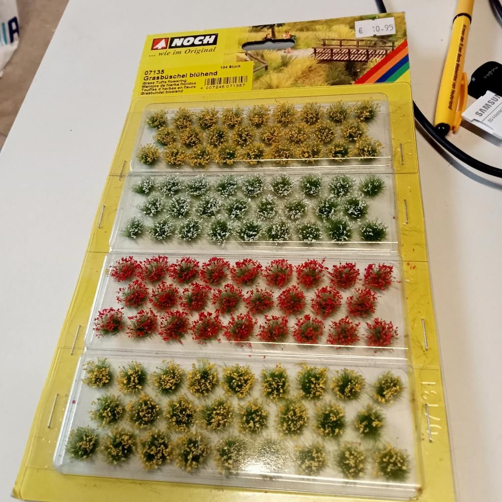 Noch 07135 bloeiende graspollen, Hobby en Vrije tijd, Modeltreinen | H0, Wisselstroom, Overige typen, Ophalen of Verzenden, Zo goed als nieuw