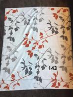 Lap stof rood grijs 110 x 140 cm Audrey gordijnstof, 120 cm of meer, Nieuw, Ophalen of Verzenden, Polyester