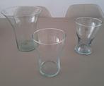 3 vazen, Ophalen, Overige kleuren, Minder dan 50 cm, Glas