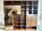 Grote boekenkast met spiegeldeuren, Huis en Inrichting, Ophalen, Gebruikt, 200 cm of meer, 25 tot 50 cm