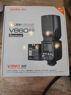 Godox V860IIO Flitser voor Olympus/Panasonic, Ophalen of Verzenden, Zo goed als nieuw, Overige merken, Kantelbaar