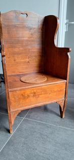 Antieke Houten Po-Stoel, Ophalen